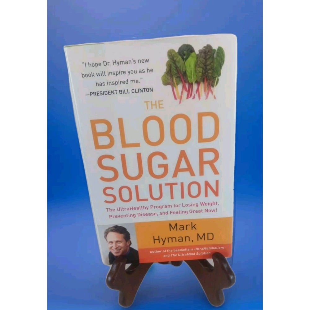 THE BLOOD SUGAR SOLUTION by Mark Hyman Hardcover book weight loss